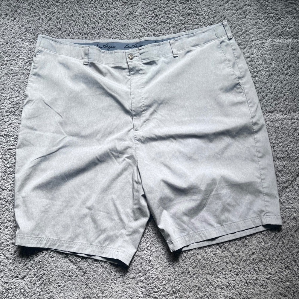 Ben Hogan Golf Shorts Mens 46 Gray Performance Stretch